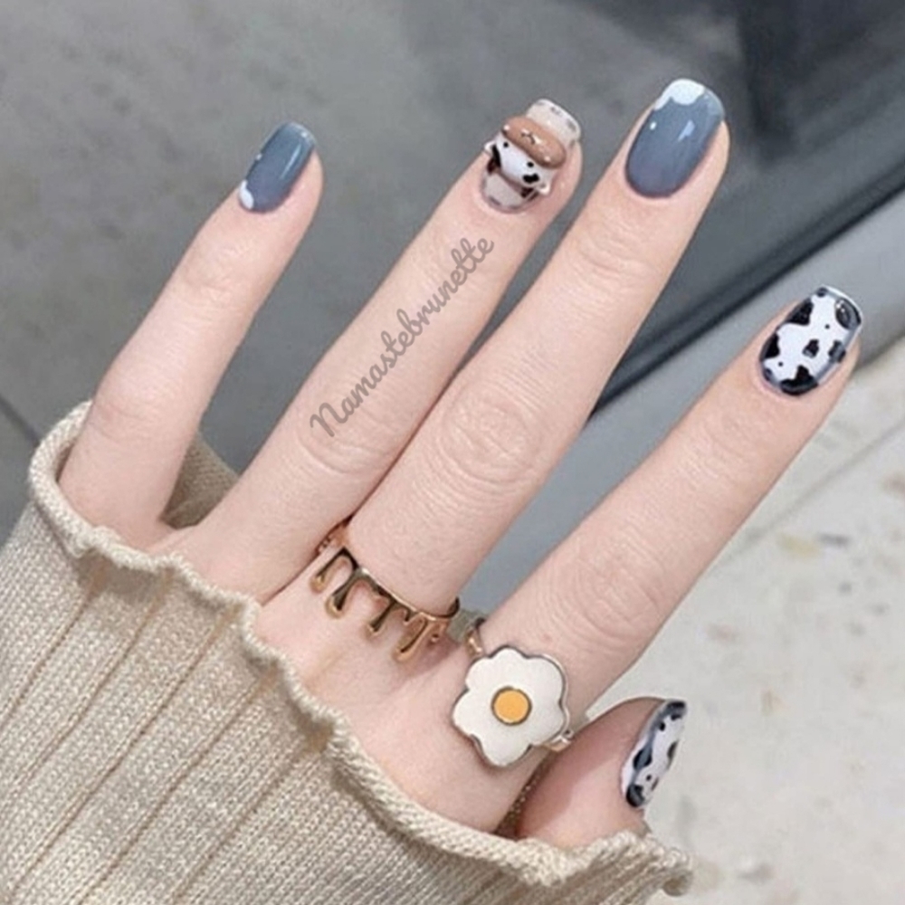 3D Cow Press On Nails - Picture 6 of 17